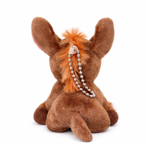 Regalo llavero de peluche de burro
